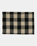 Thick Linen Check Kitchen Cloth | Black & Natural Multi-Purpose Towel